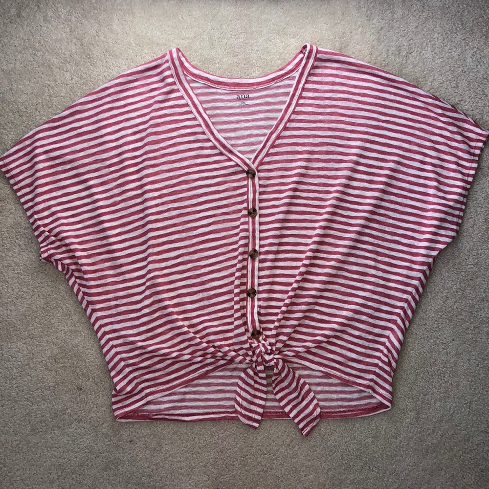 A.n.a. Striped Shirt NWOT